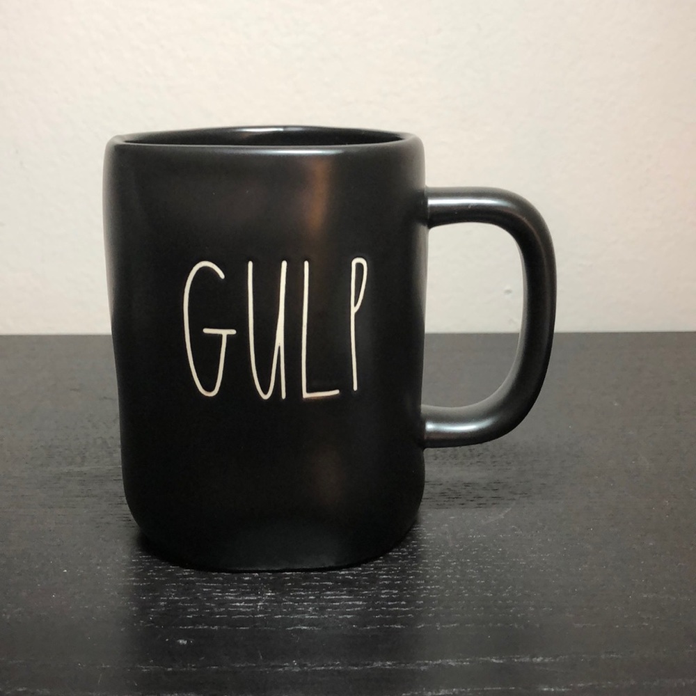 Rae Dunn Gulp Black Coffee / Tea Mug - Brand New